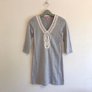 Lilly Pulitzer Gray Clarkson French Terry Dress